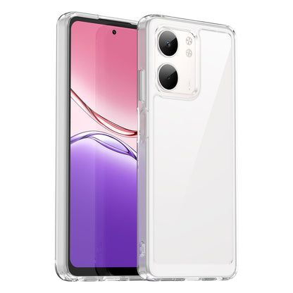 OPPO A5x 5G Acrylic Hybrid TPU Protective Phone Case, Colourful Series Shockproof Cover