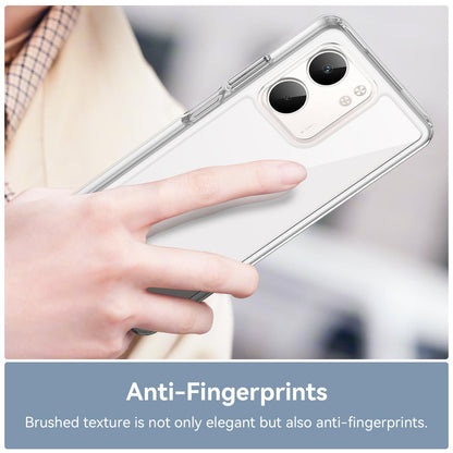 OPPO A5x 5G Acrylic Hybrid TPU Protective Phone Case, Colourful Series Shockproof Cover