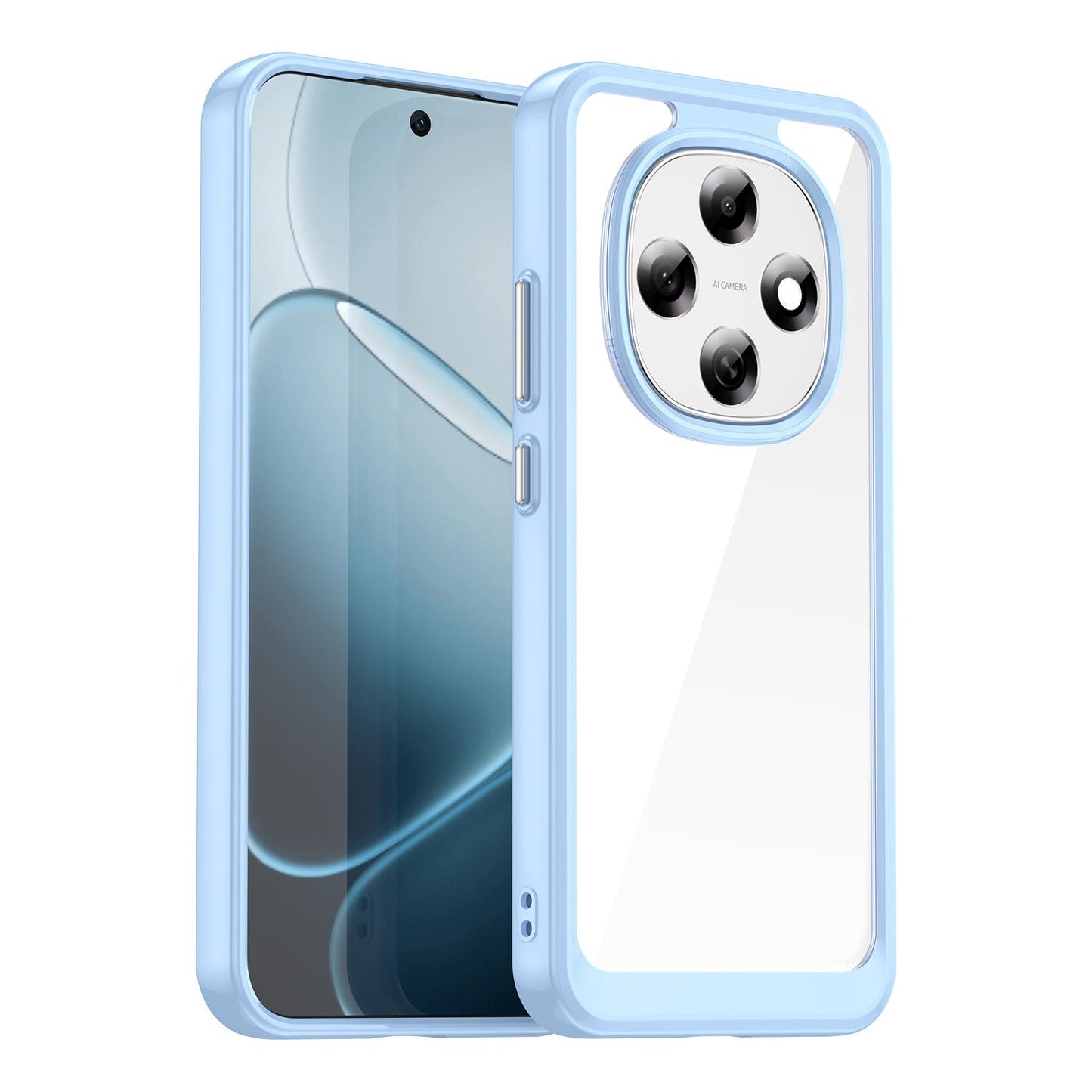 OPPO F31 Pro 5G Acrylic Hybrid TPU Protective Phone Case, Colourful Series Shockproof Cover