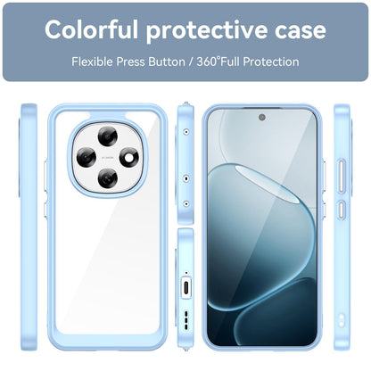 OPPO F31 Pro 5G Acrylic Hybrid TPU Protective Phone Case, Colourful Series Shockproof Cover