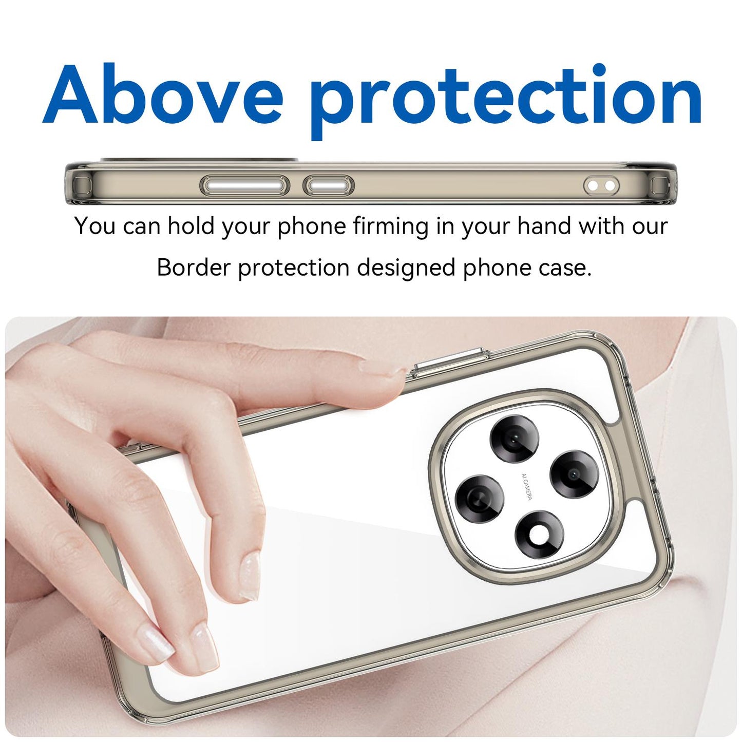 OPPO F31 Pro 5G Acrylic Hybrid TPU Protective Phone Case, Colourful Series Shockproof Cover
