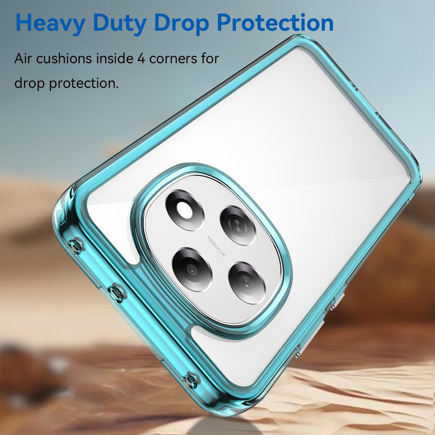 OPPO F31 Pro 5G Acrylic Hybrid TPU Protective Phone Case, Colourful Series Shockproof Cover