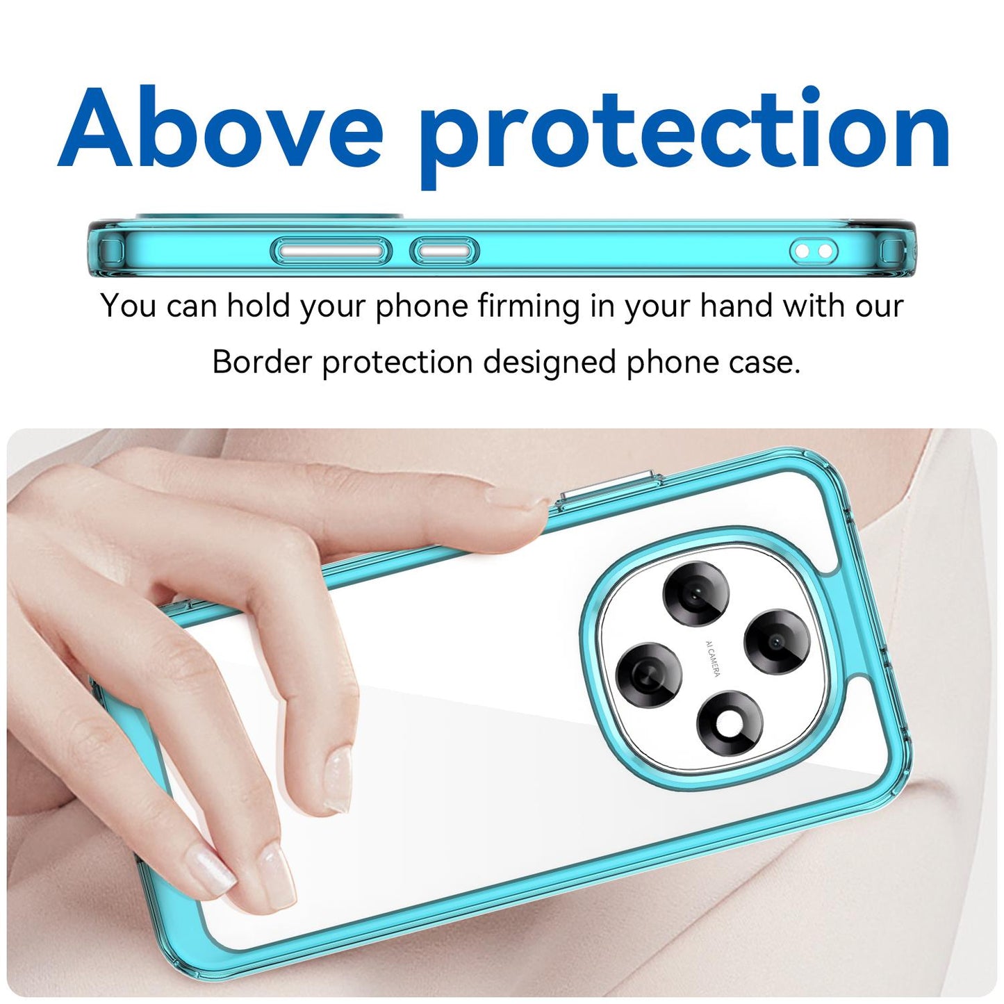 OPPO F31 Pro 5G Acrylic Hybrid TPU Protective Phone Case, Colourful Series Shockproof Cover