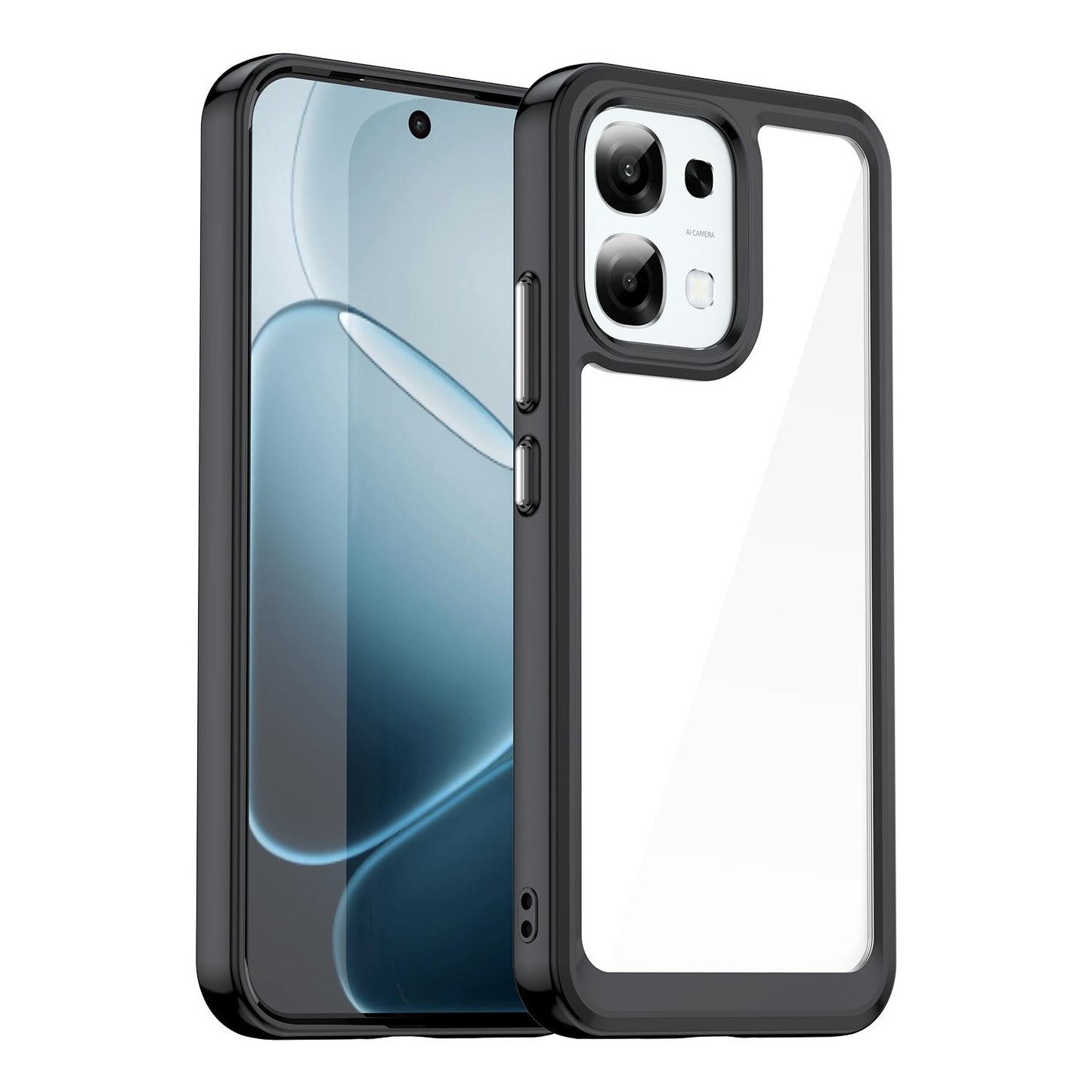 OPPO F31 5G Acrylic Hybrid TPU Protective Phone Case, Colourful Series Shockproof Cover