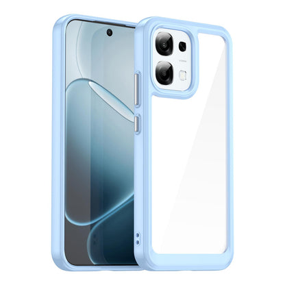 OPPO F31 5G Acrylic Hybrid TPU Protective Phone Case, Colourful Series Shockproof Cover
