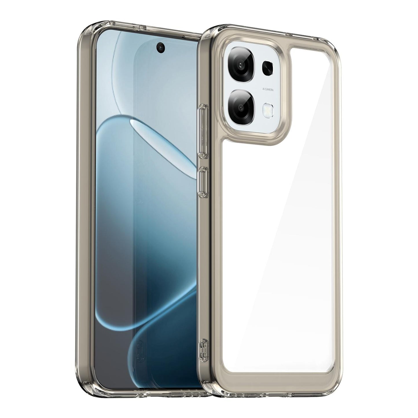 OPPO F31 5G Acrylic Hybrid TPU Protective Phone Case, Colourful Series Shockproof Cover