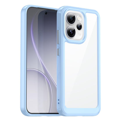 OPPO Reno15 Pro Mini 5G Acrylic Hybrid TPU Protective Phone Case, Colourful Series Shockproof Cover