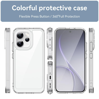 OPPO Reno15 Pro Mini 5G Acrylic Hybrid TPU Protective Phone Case, Colourful Series Shockproof Cover