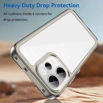 OPPO Reno15 F 5G Acrylic Hybrid TPU Protective Phone Case, Colourful Series Shockproof Cover