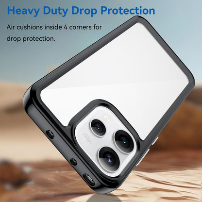 OPPO Reno 15C 5G Acrylic Hybrid TPU Protective Phone Case, Colourful Series Shockproof Cover
