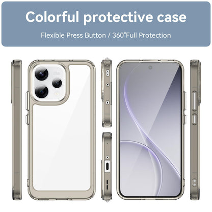 OPPO Reno 15C 5G Acrylic Hybrid TPU Protective Phone Case, Colourful Series Shockproof Cover