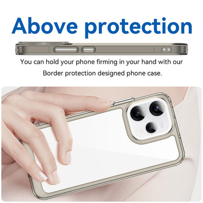OPPO Reno 15C 5G Acrylic Hybrid TPU Protective Phone Case, Colourful Series Shockproof Cover