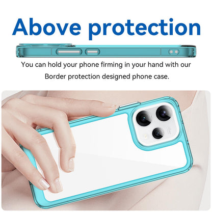 OPPO Reno 15C 5G Acrylic Hybrid TPU Protective Phone Case, Colourful Series Shockproof Cover