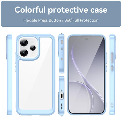 OPPO Reno15 5G Acrylic Hybrid TPU Protective Phone Case, Colourful Series Shockproof Cover