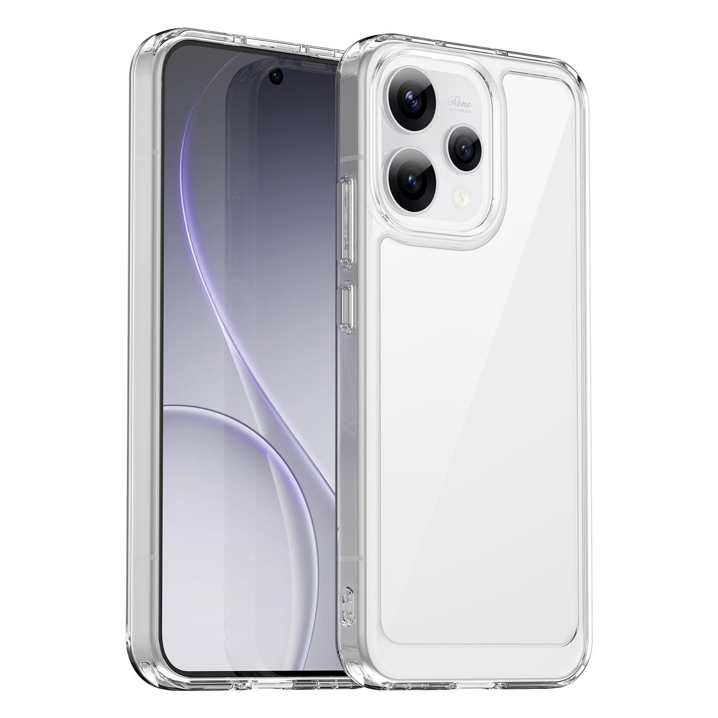 OPPO Reno15 5G Acrylic Hybrid TPU Protective Phone Case, Colourful Series Shockproof Cover