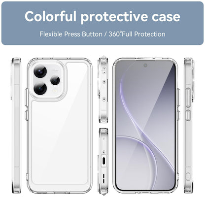 OPPO Reno15 5G Acrylic Hybrid TPU Protective Phone Case, Colourful Series Shockproof Cover