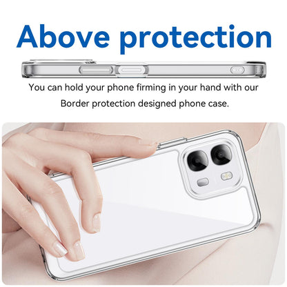 OPPO A6 4G Acrylic Hybrid TPU Protective Phone Case, Colourful Series Shockproof Cover