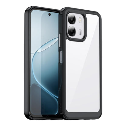 OPPO A6s 5G Acrylic Hybrid TPU Protective Phone Case, Colourful Series Shockproof Cover