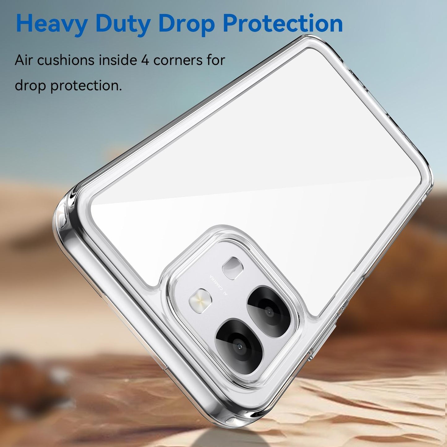 OPPO A6s 5G Acrylic Hybrid TPU Protective Phone Case, Colourful Series Shockproof Cover