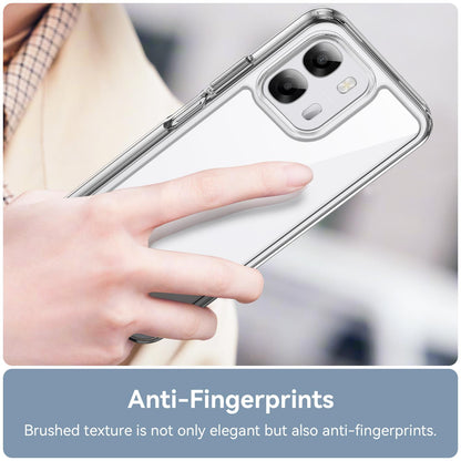 OPPO A6s 5G Acrylic Hybrid TPU Protective Phone Case, Colourful Series Shockproof Cover