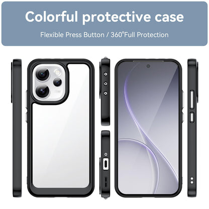 OPPO Reno15 Pro Max 5G Acrylic Hybrid TPU Protective Phone Case, Colourful Series Shockproof Cover