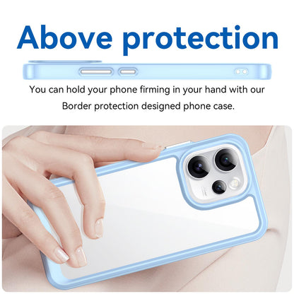OPPO Reno15 Pro Max 5G Acrylic Hybrid TPU Protective Phone Case, Colourful Series Shockproof Cover