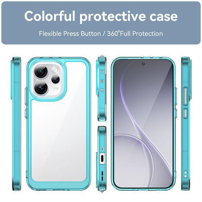 OPPO Reno15 Pro Max 5G Acrylic Hybrid TPU Protective Phone Case, Colourful Series Shockproof Cover