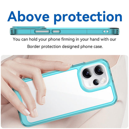 OPPO Reno15 Pro Max 5G Acrylic Hybrid TPU Protective Phone Case, Colourful Series Shockproof Cover
