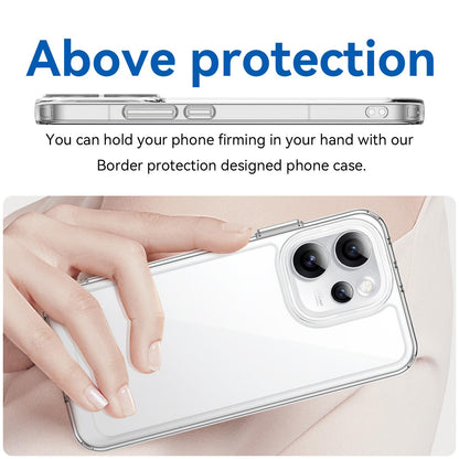 OPPO Reno15 Pro Max 5G Acrylic Hybrid TPU Protective Phone Case, Colourful Series Shockproof Cover