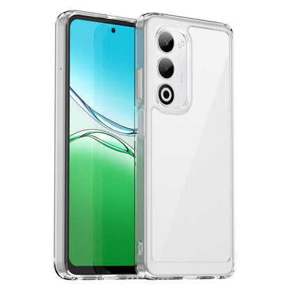 OPPO A5 5G 2025 Acrylic Hybrid TPU Protective Phone Case, Colourful Series Shockproof Cover