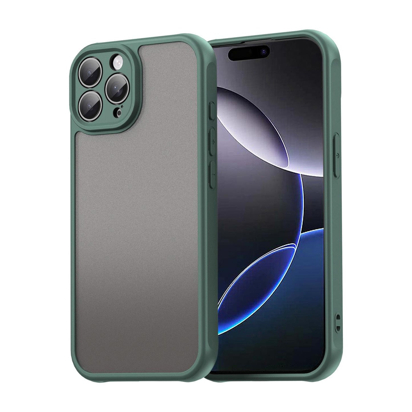 Apple iPhone 16 Pro Max TPU Hybrid PC Frosted Phone Case with Durable Scratch, Dirt & Wear Protection, Precise Cutouts, Lightweight Easy-Fit Slim Cover