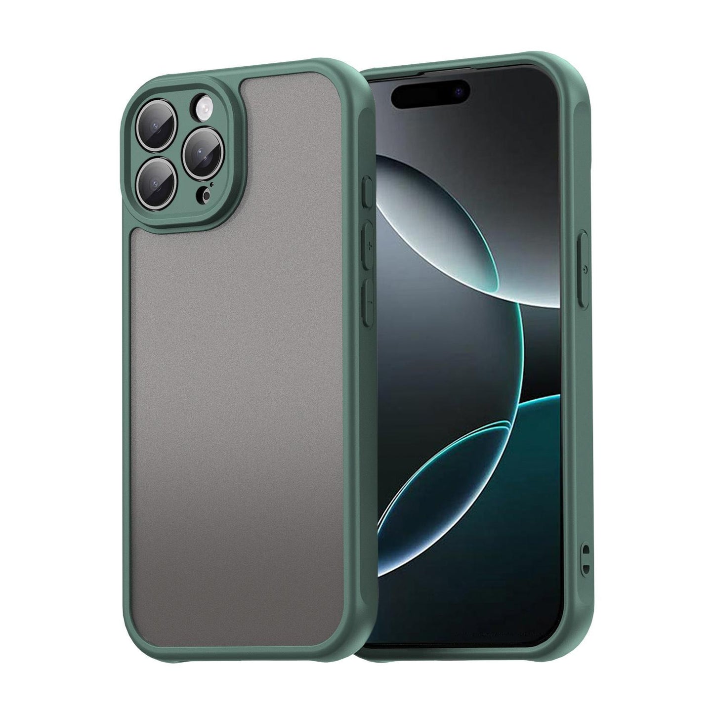 Apple iPhone 16 Pro TPU Hybrid PC Frosted Phone Case with Durable Scratch, Dirt & Wear Protection, Precise Cutouts, Lightweight Easy-Fit Slim Cover