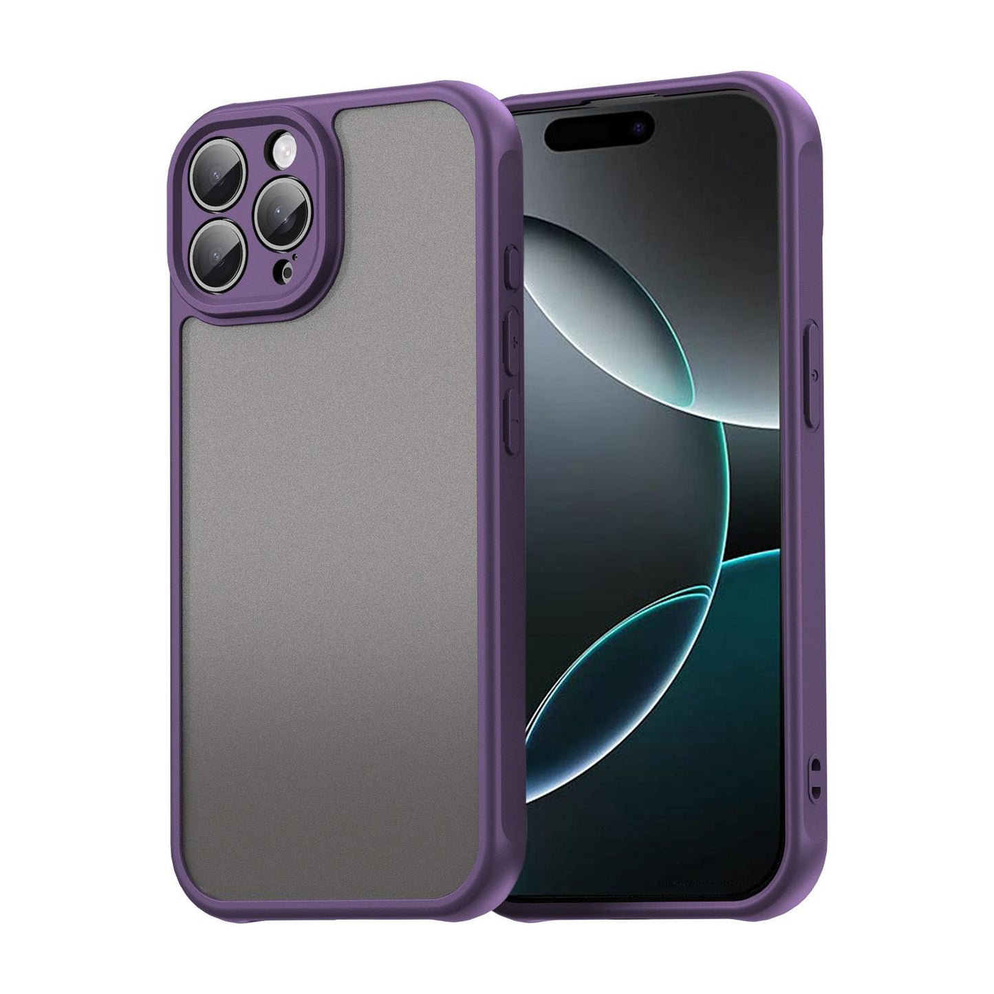 Apple iPhone 16 Pro TPU Hybrid PC Frosted Phone Case with Durable Scratch, Dirt & Wear Protection, Precise Cutouts, Lightweight Easy-Fit Slim Cover
