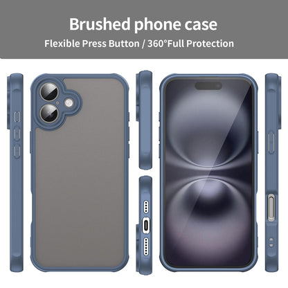 Apple iPhone 16 Plus TPU Hybrid PC Frosted Phone Case with Durable Scratch, Dirt & Wear Protection, Precise Cutouts, Lightweight Easy-Fit Slim Cover