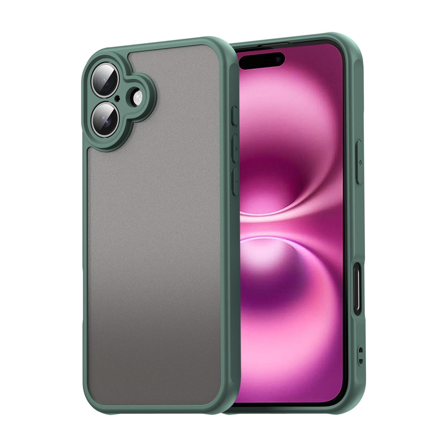 Apple iPhone 16 Plus TPU Hybrid PC Frosted Phone Case with Durable Scratch, Dirt & Wear Protection, Precise Cutouts, Lightweight Easy-Fit Slim Cover