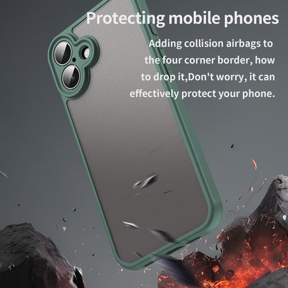 Apple iPhone 16 Plus TPU Hybrid PC Frosted Phone Case with Durable Scratch, Dirt & Wear Protection, Precise Cutouts, Lightweight Easy-Fit Slim Cover