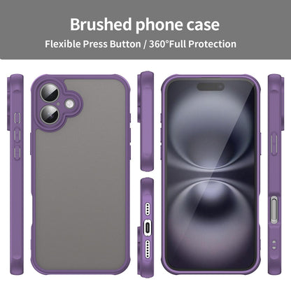 Apple iPhone 16 Plus TPU Hybrid PC Frosted Phone Case with Durable Scratch, Dirt & Wear Protection, Precise Cutouts, Lightweight Easy-Fit Slim Cover