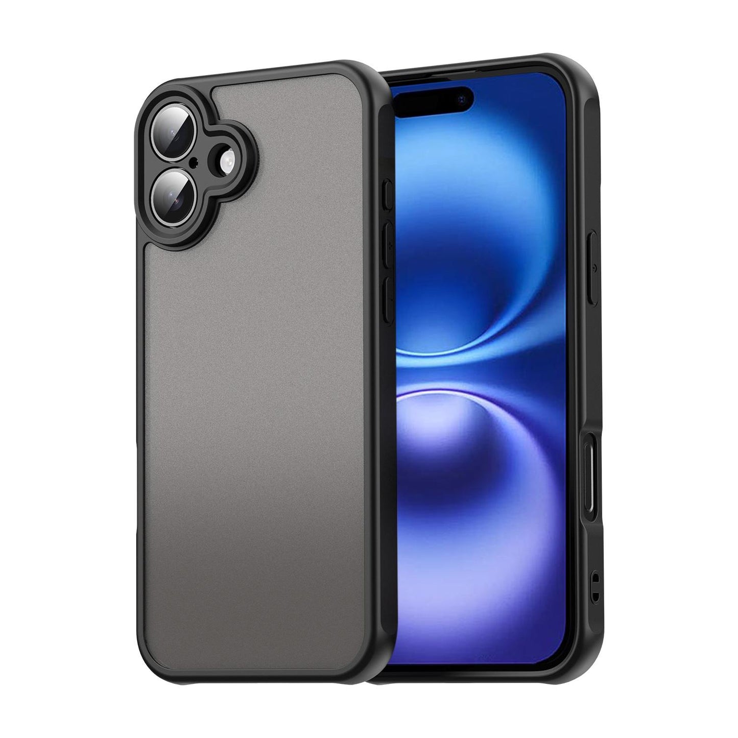 Apple iPhone 16 TPU Hybrid PC Frosted Phone Case with Durable Scratch, Dirt & Wear Protection, Precise Cutouts, Lightweight Easy-Fit Slim Cover