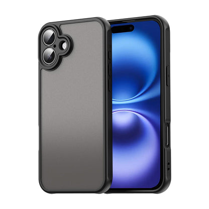 Apple iPhone 16 TPU Hybrid PC Frosted Phone Case with Durable Scratch, Dirt & Wear Protection, Precise Cutouts, Lightweight Easy-Fit Slim Cover