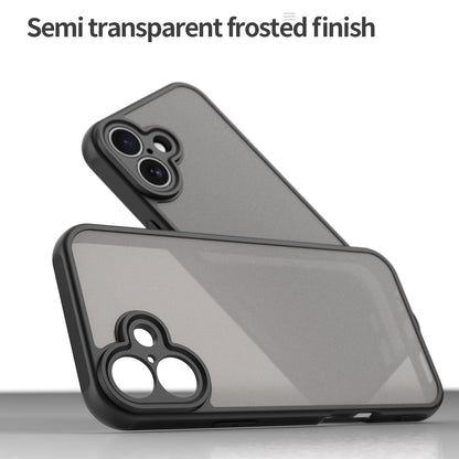 Apple iPhone 16 TPU Hybrid PC Frosted Phone Case with Durable Scratch, Dirt & Wear Protection, Precise Cutouts, Lightweight Easy-Fit Slim Cover