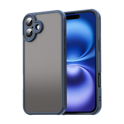 Apple iPhone 16 TPU Hybrid PC Frosted Phone Case with Durable Scratch, Dirt & Wear Protection, Precise Cutouts, Lightweight Easy-Fit Slim Cover