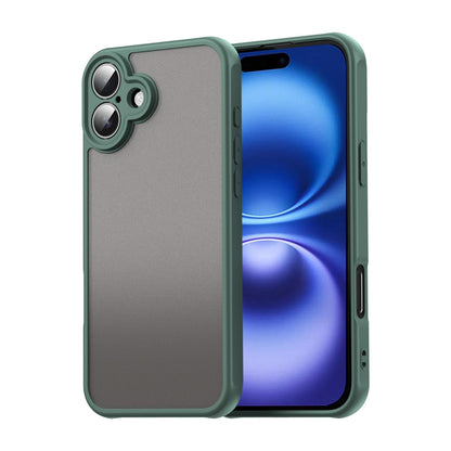 Apple iPhone 16 TPU Hybrid PC Frosted Phone Case with Durable Scratch, Dirt & Wear Protection, Precise Cutouts, Lightweight Easy-Fit Slim Cover
