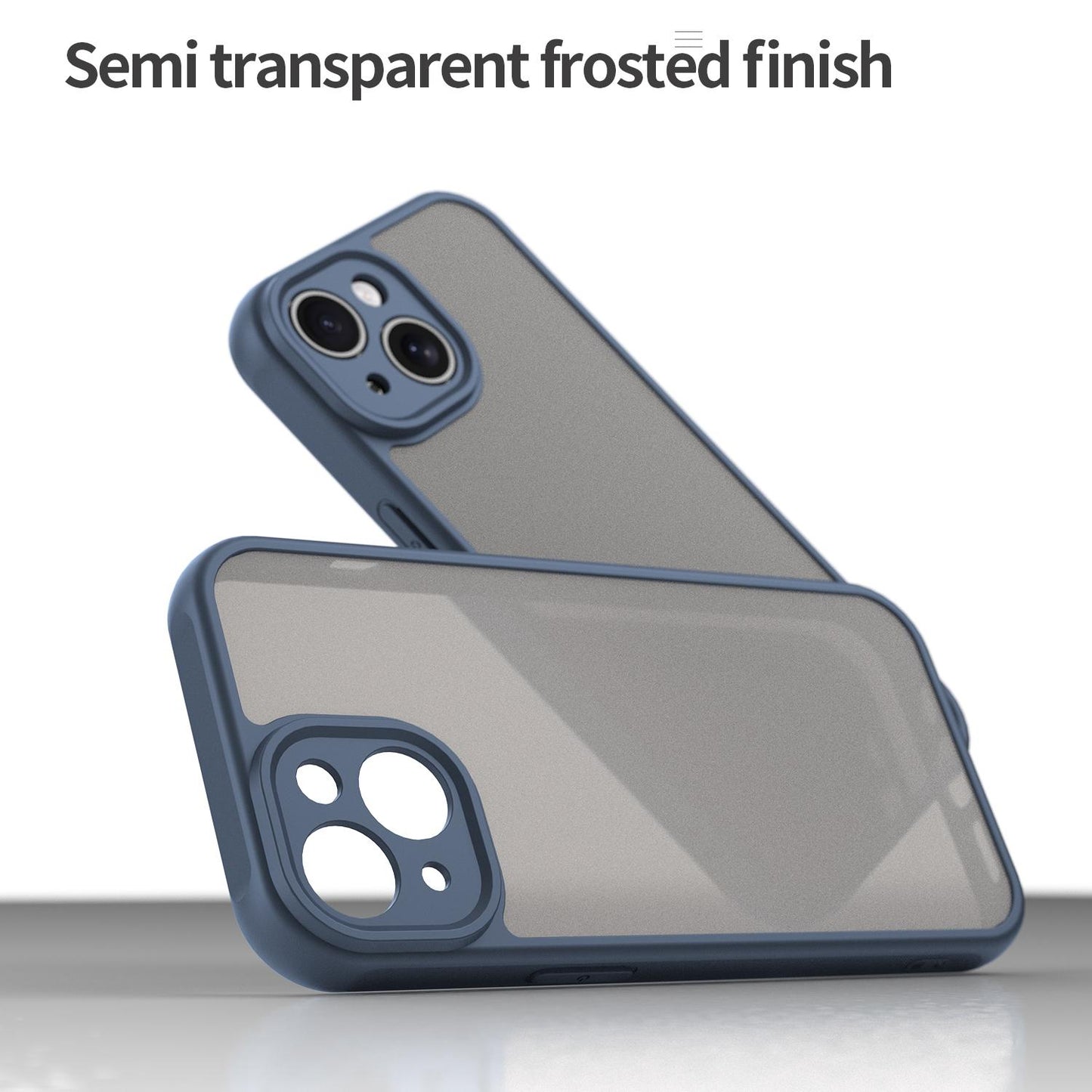 Apple iPhone 15 Pro Max TPU Hybrid PC Frosted Phone Case with Durable Scratch, Dirt & Wear Protection, Precise Cutouts, Lightweight Easy-Fit Slim Cover