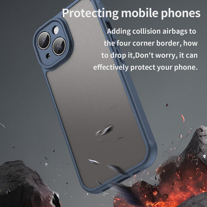 Apple iPhone 15 Pro TPU Hybrid PC Frosted Phone Case with Durable Scratch, Dirt & Wear Protection, Precise Cutouts, Lightweight Easy-Fit Slim Cover