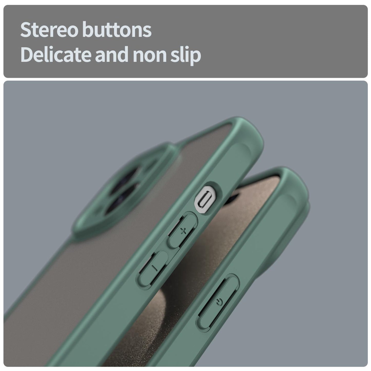 Apple iPhone 15 Plus TPU Hybrid PC Frosted Phone Case with Durable Scratch, Dirt & Wear Protection, Precise Cutouts, Lightweight Easy-Fit Slim Cover