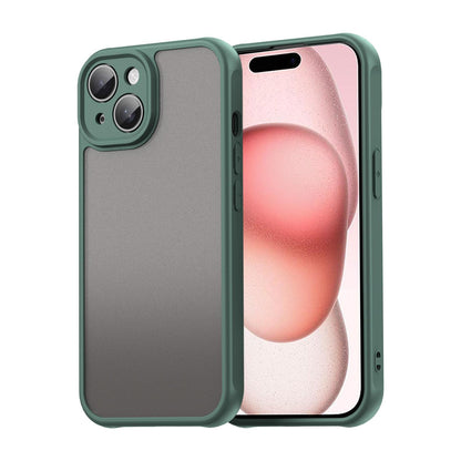 Apple iPhone 15 TPU Hybrid PC Frosted Phone Case with Durable Scratch, Dirt & Wear Protection, Precise Cutouts, Lightweight Easy-Fit Slim Cover