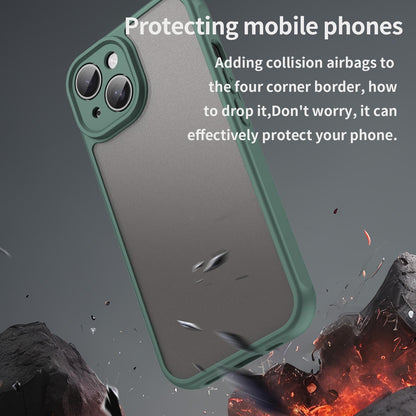 Apple iPhone 15 TPU Hybrid PC Frosted Phone Case with Durable Scratch, Dirt & Wear Protection, Precise Cutouts, Lightweight Easy-Fit Slim Cover