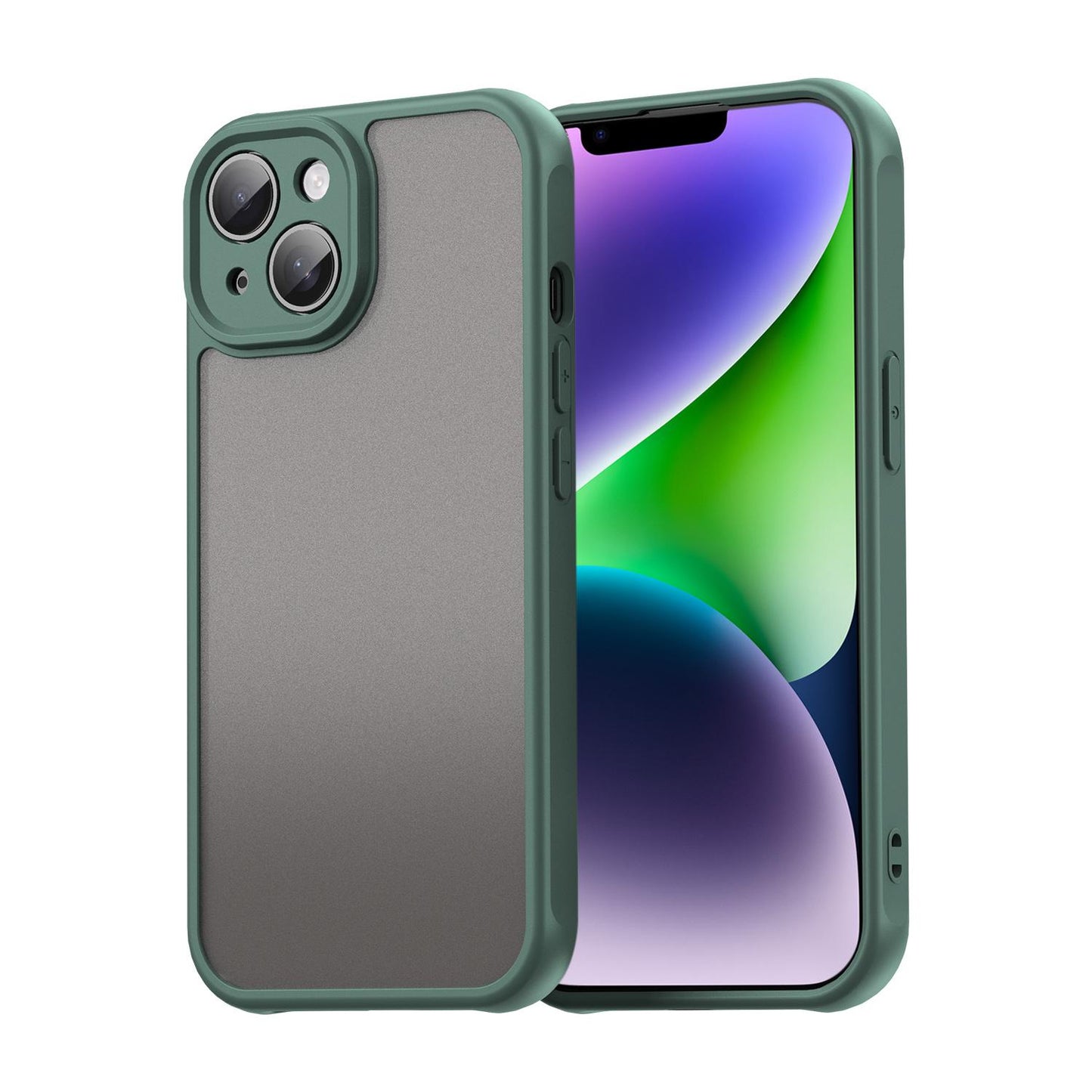 Apple iPhone 14 Plus TPU Hybrid PC Frosted Phone Case with Durable Scratch, Dirt & Wear Protection, Precise Cutouts, Lightweight Easy-Fit Slim Cover