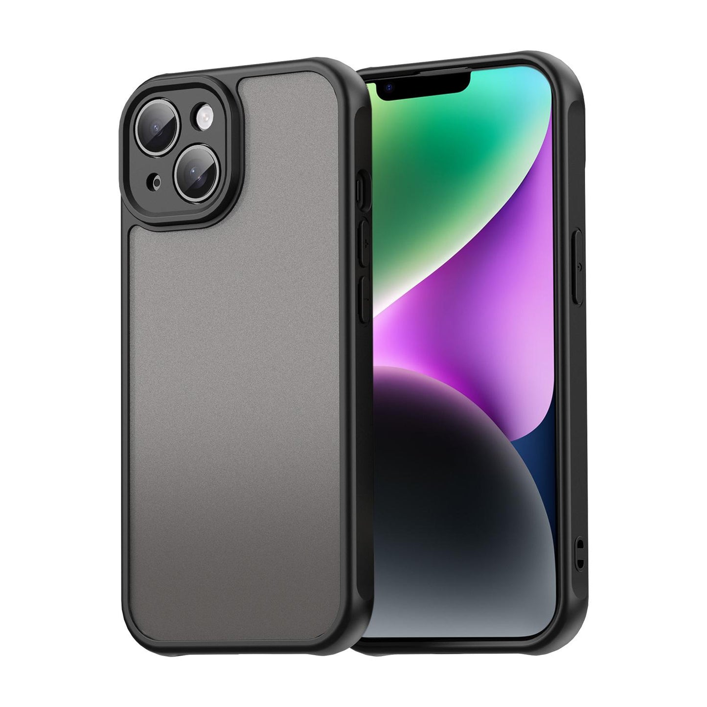 Apple iPhone 14 TPU Hybrid PC Frosted Phone Case with Durable Scratch, Dirt & Wear Protection, Precise Cutouts, Lightweight Easy-Fit Slim Cover
