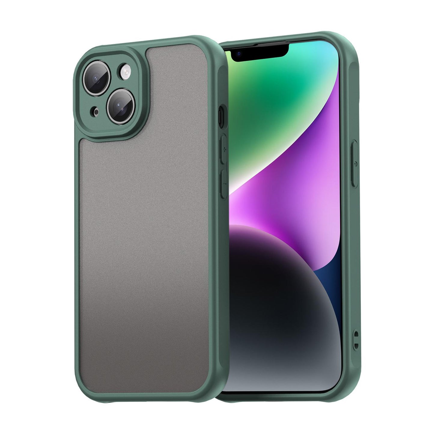 Apple iPhone 14 TPU Hybrid PC Frosted Phone Case with Durable Scratch, Dirt & Wear Protection, Precise Cutouts, Lightweight Easy-Fit Slim Cover